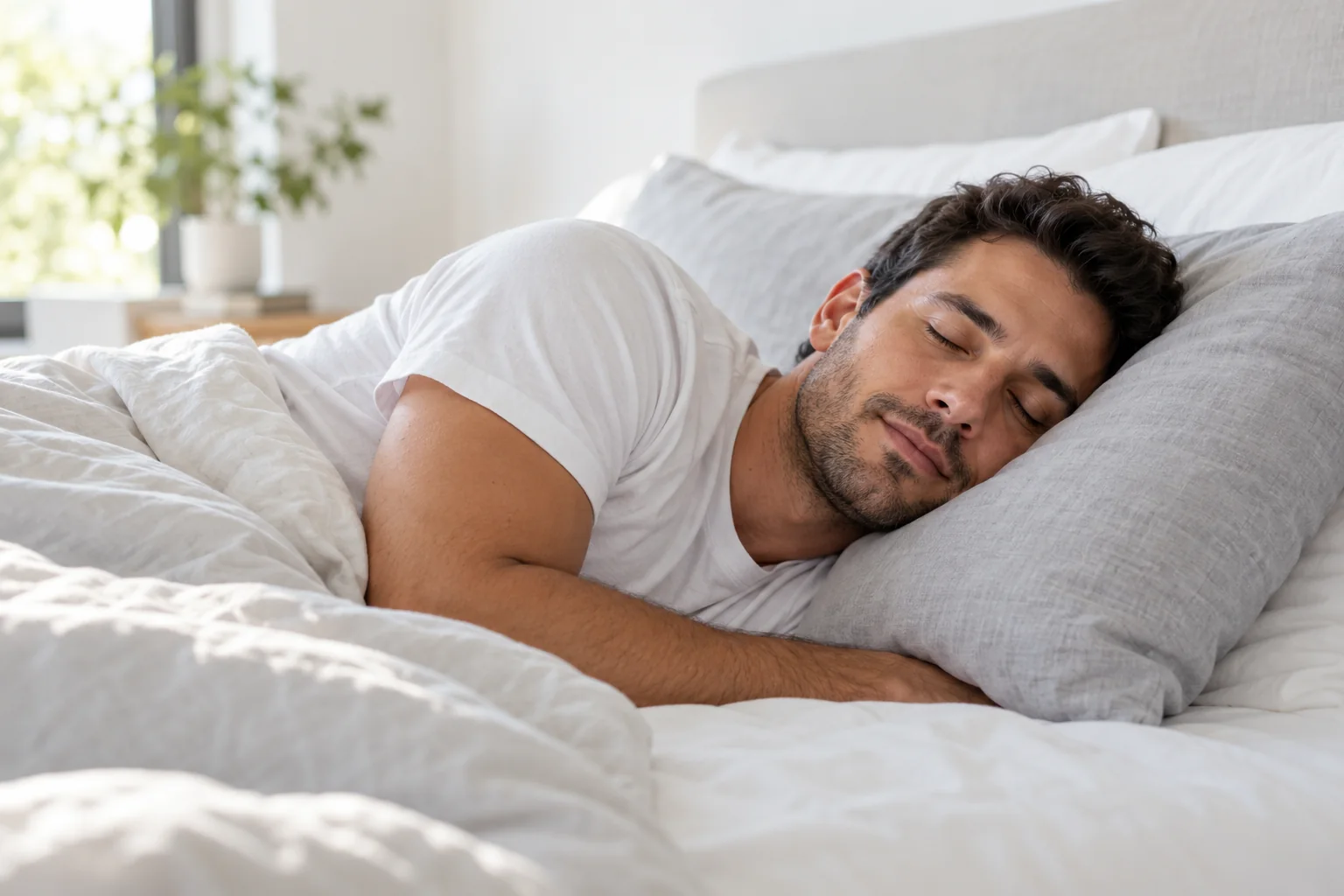 Imagem ilustrativa de uma pessoa descansando